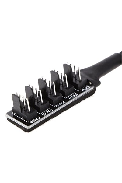 Alfais 4353 Fan Çoklayıcı 4 Port Y Pwm Splitter 4 Pin
