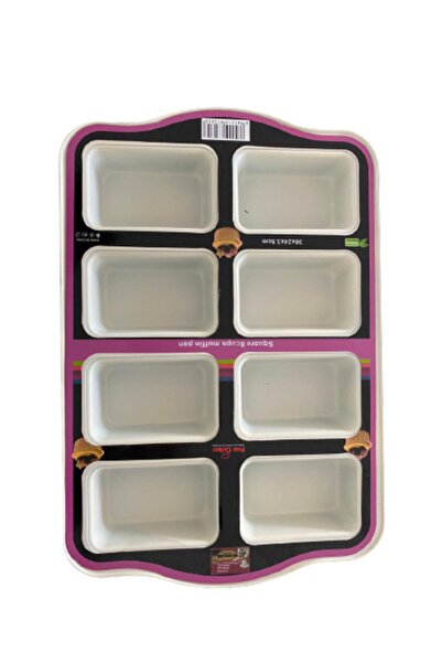 PASTRY PLANET Dikdörtgen Bölmeli Muffin Tepsisi