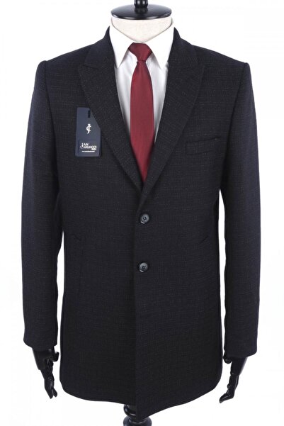 Jan Carlucci Men's Woolen Knee High Coat