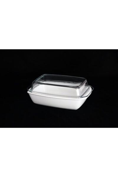thun Pomax 2,1 Litre 32,5 Cm Porselen Fırın Kabı Dıkdortgen Çekoslavak Malı
