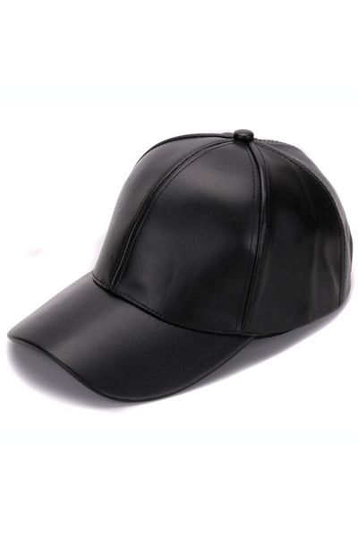 Makro Optik Unisex Genuine Leather Cap Hat