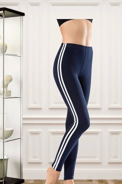 Derya Kurşun Γυναικείο κολάν ψηλόμεσο ριγέ