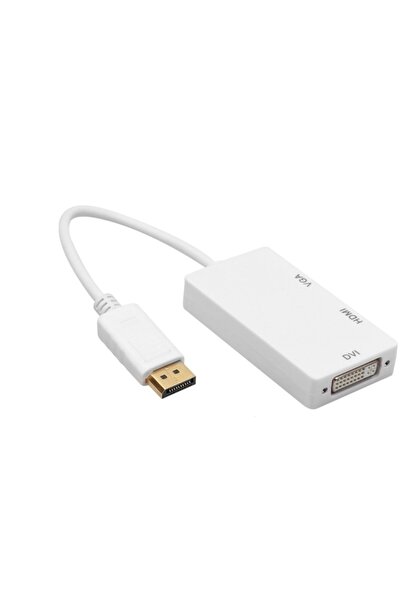 Alfais 5056 Displayport To Hdmı Vga Dvi Çevirici Dönüştürücü Adaptor