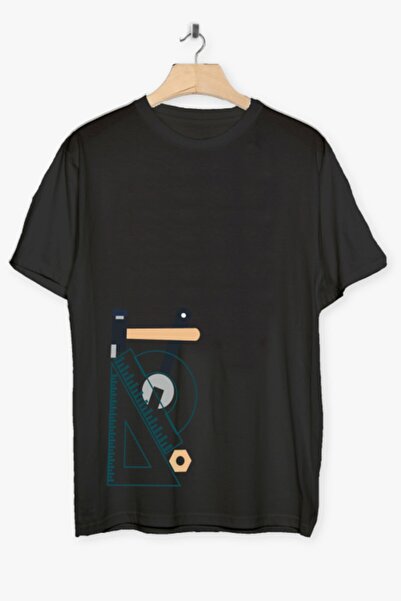 TÜşört Μετρητής χάρακας Ειδικού Σχεδιασμού για Αρχιτέκτονα Μηχανικό 100% βαμβ...