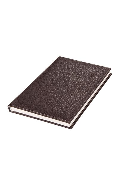 2K Leather Cover Notebook Agenda Undated Plain 20x28 Cm