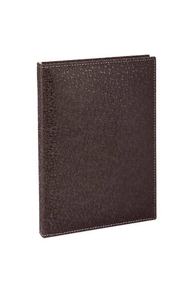 2K Leather Cover Notebook Agenda Undated Plain 20x28 Cm