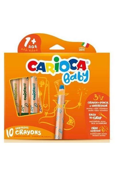 CARIOCA Baby Crayon 10 Colors
