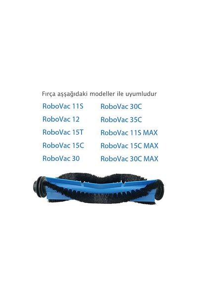 Nicetek Anker Eufy Robovac 11s and 15c - 1 Piece Compatible Robot Vacuum Cleaner Main Brush Accessory