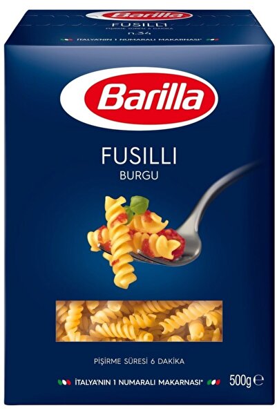 Barilla Fusilli Burgu Makarna 500 G