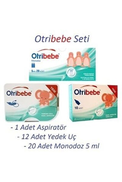 Otribebe Nazal Aspiratör + 12 Adet Yedek Uç + Monodoz 20 Flakon
