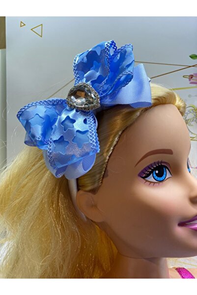 QUEEN AKSESUAR Блакитна кришталева зірка з камінням / Набір шпильок