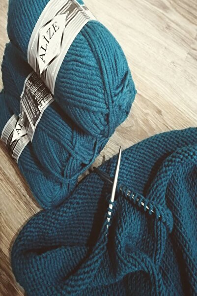 Alize Superlana Maxi Hand Knitting Yarn Κωδικός χρώματος:207-ανοιχτό καφέ μελανζέ