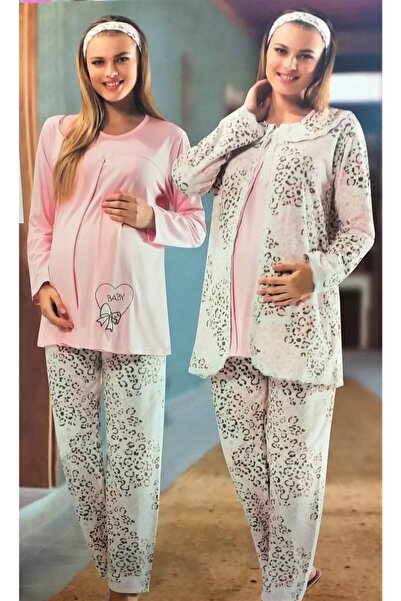 gecem Lohusa 3'lü Pijama Takımı