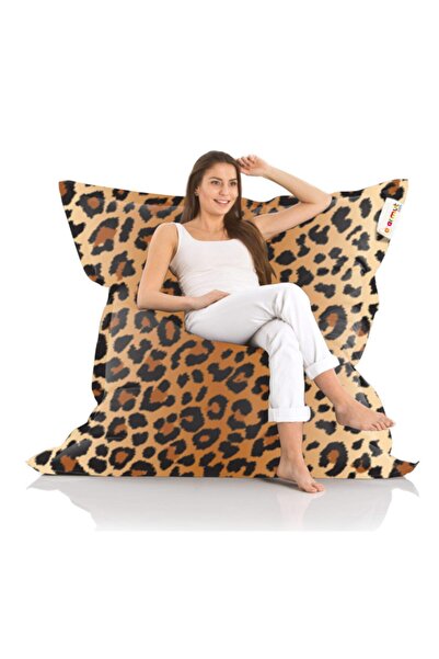 EARMUT Dev Minder Özel Tasarım Baskılı Çok Amaçlı Oxford Kumaş Leopar