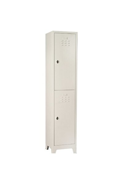 JESSAN OFİS Gri Boy İkili Soyunma Dolabı