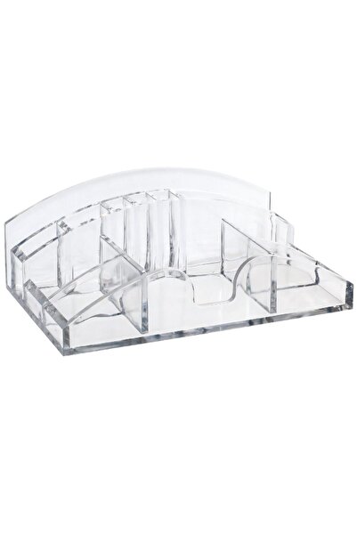 Ops حامل قلم منظم مكتبي KLM 204 شفاف