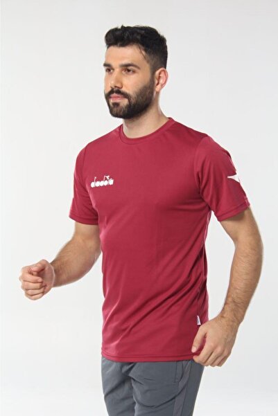 Diadora Claret Red Nacce Training T-Shirt