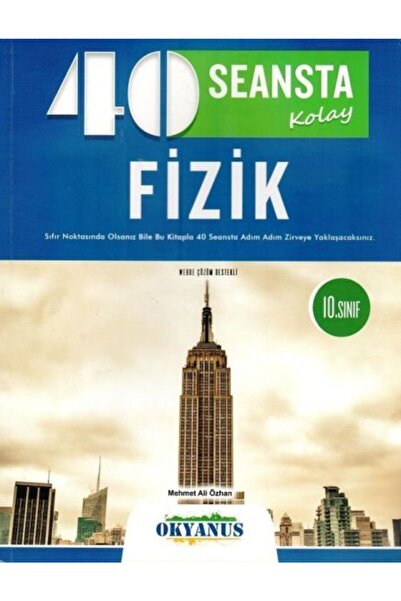 Okyanus Yayınları Okyanus 10. Sınıf 40 Seansta Kolay Fizik Yeni