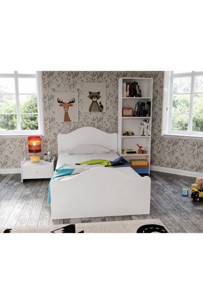 Baby Darling Mdf Zebra Çocuk Odası 5 Parça Set Beyaz %100 Mdf
