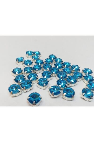 yiğit aksesuar Γυαλί σε θήκη 8 χιλιοστών, ανοιχτό μπλε (30 τεμάχια)