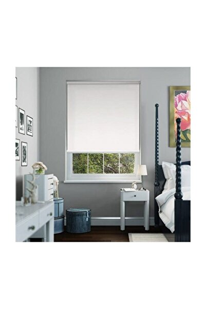 Taç Rüyaper Kalın Stor Perde Beyaz