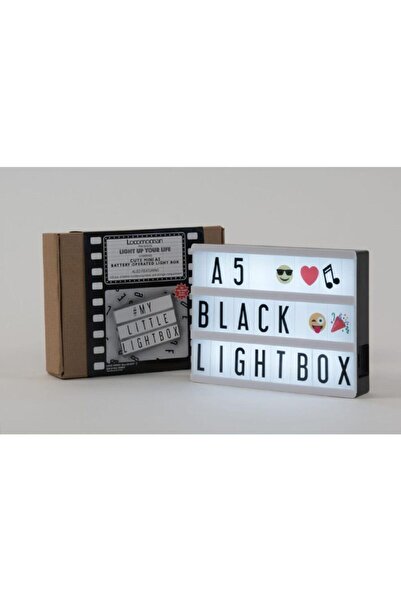 MOBGİFT Dekoratif Lightbox - Light Box - Led Işıklı Yazı Paneli - A5