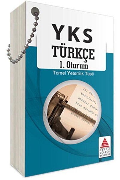 Delta Kültür Yayınevi Delta Kültür Yks 1. Oturum Türkçe Kartları (tyt)