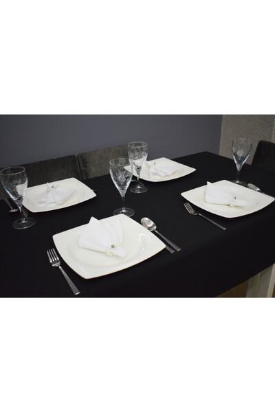 paris in paris Set fețe de masă (120X170) și 4 bucăți din țesătură albă 33x33...