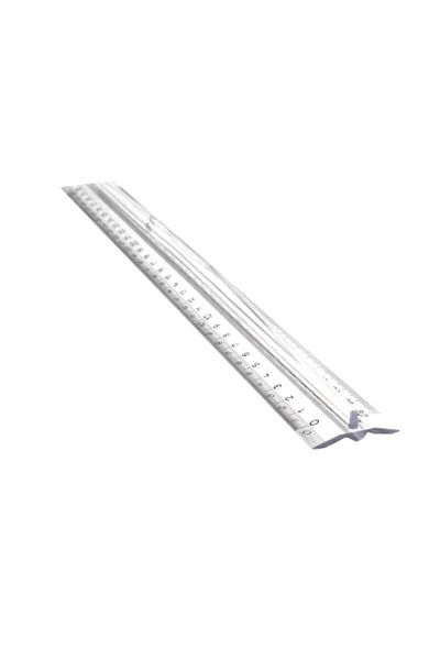 HATAS Desimetru triplu transparent de 30 cm - 0250