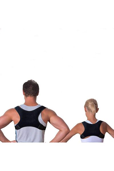 Ankaflex Unisex Μαύρος Κορσές Όρθιας Στάσης Πεταλούδας