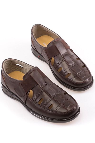 maximoda Ανδρικά Ορθοπεδικά Καλοκαιρινά Παπούτσια από Γνήσιο Δέρμα