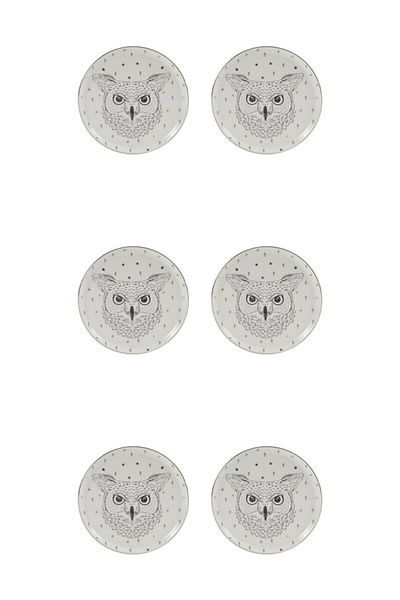 Porland Forest Own Flat Plate 20cm Set of 6