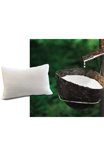 dartistebedding White Flexa Mix Latex Pillow