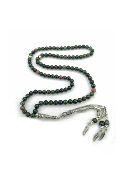 OSMANLI DOĞAL TAŞ Kan Taşı 99'luk Doğal Taş Tesbih