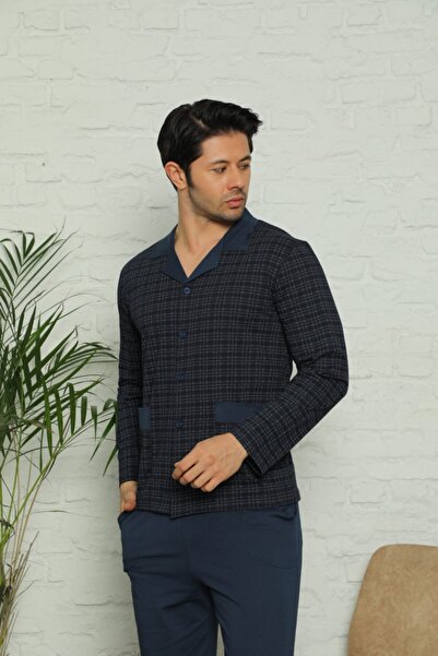 BİRŞEN Erkek Uzun Kollu Penye Pijama Takımı