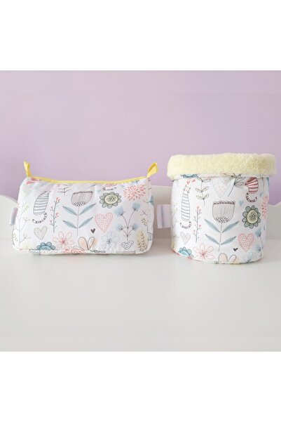 Anne Bebek Daisy Mini Bakım Çantası Seti