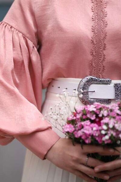 ESRA KEKÜLLÜOĞLU Etnik Toka Kemer-beyaz