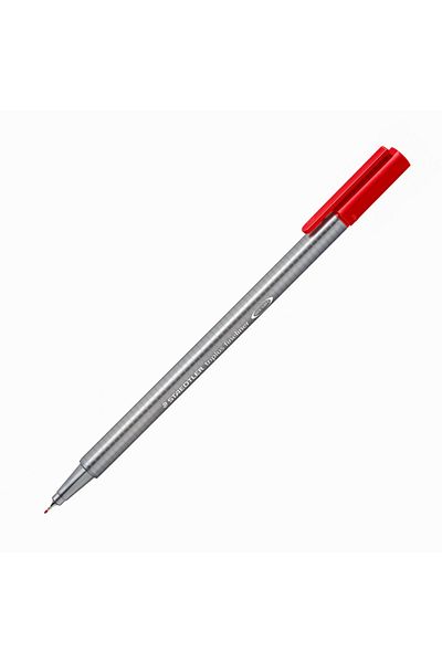 Staedtler Triplus Fineliner Pen 0.3mm 2 RED