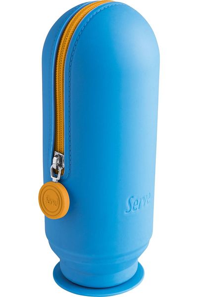 Serve Hoop Highlighter Blue Pen Geantă - Geantă de școală