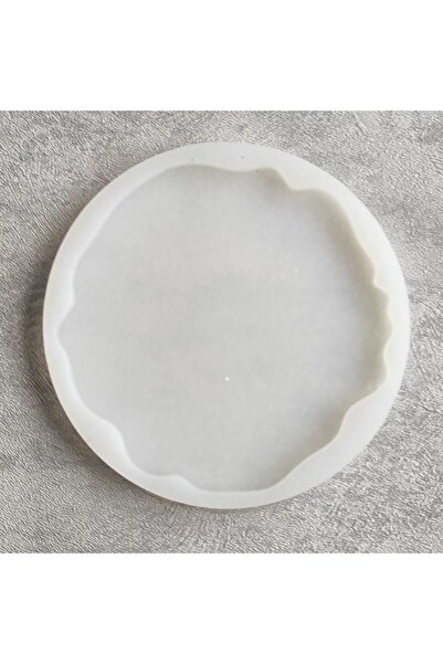 By Shesel Epoksi Silikon Kalıbı Geode Yuvarlak Bardak Altlığı Reçine Epoksi S...