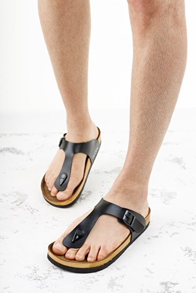 Riccon Black Skin Unisex Slippers0012035