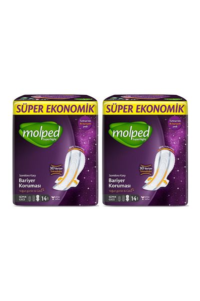 Molped Supernight Intensive Days & Night (super Night) 14 Pack X 2 Pack