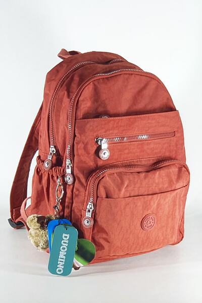 NEMO GROUP Unisex Kiremit Sırt Çantası 13'' Inç Orta Boy Günlük Kullanım Su G...