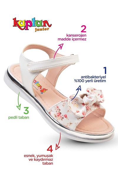 KAPTAN JUNIOR Girl's Shoes Sandals Ballet Pvtk 305