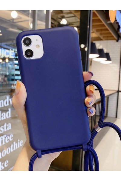 Ceponya حافظة متوافقة مع هاتف Iphone 11 مع قلادة معلقة وحبل ملون وسطح داخلي م...