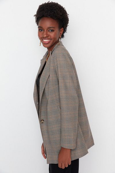 Trendyol Collection Blazer - Grau - Regular Fit