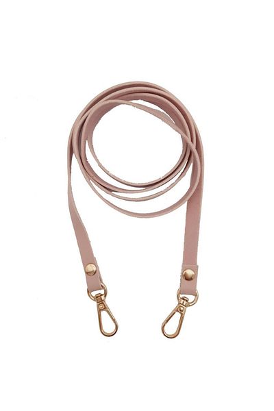angel çanta aksesuar Spaghetti Model Seamless Bag Handle Powder Color Light Gold Metal