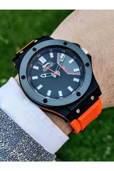 Slazenger Silicone Case Silicone Cord 10 Atm Water Resistant Men's Wristwatch