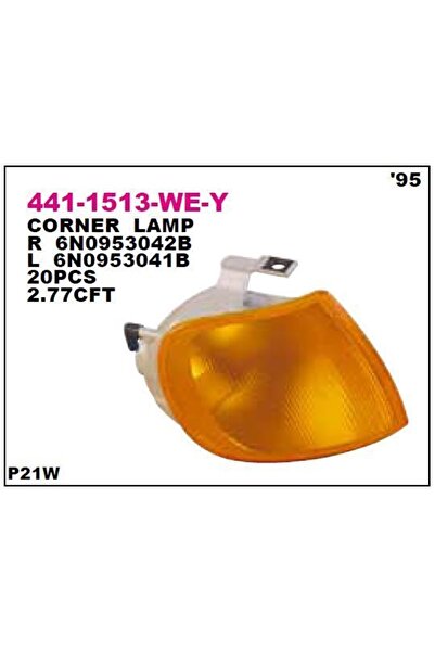 6n0953042b Sınyal Lambası On Sag Sarı Volkswagen Polo Iıı 95-98 D  uyumlu