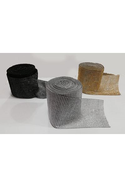 orhanucuzluk Panglică cu 24 rânduri (1 pachet) argintiu